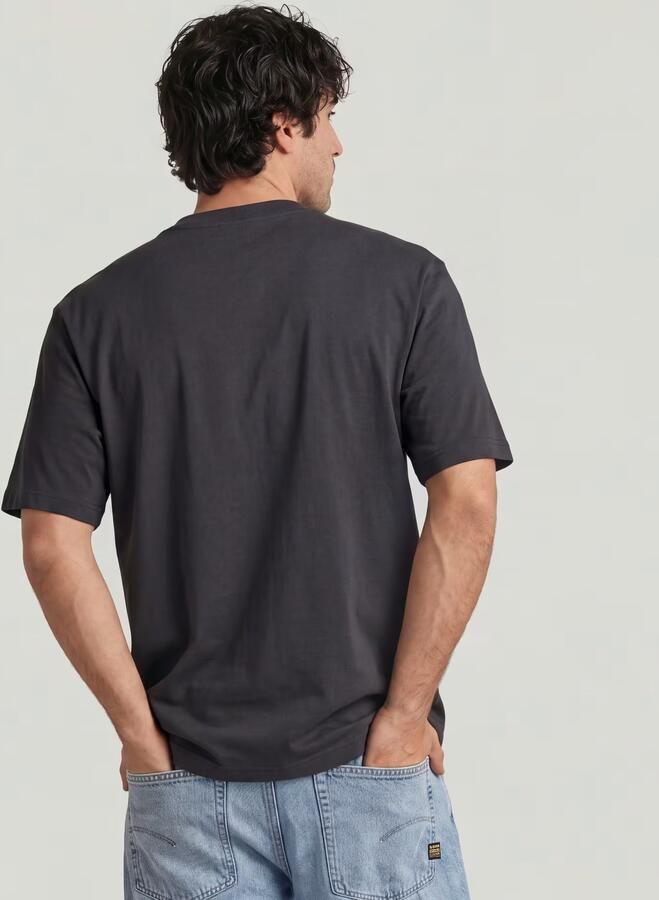 G-Star RAW Center Chest Boxy T-Shirt Grijs Heren - Foto 4