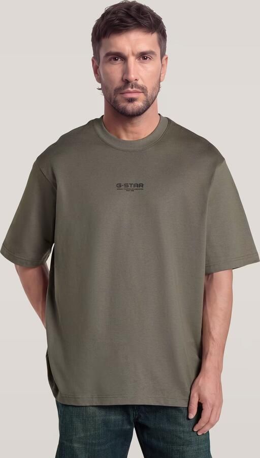 G-Star RAW Center Chest Boxy T-Shirt Grijs Heren - Foto 4
