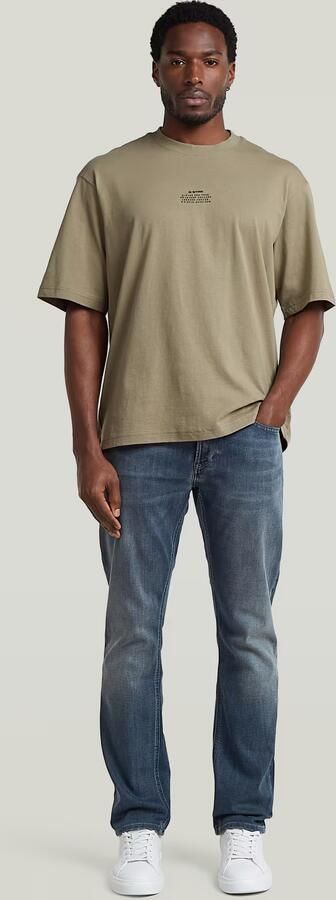 G-Star RAW Center Chest Boxy T-Shirt Groen Heren - Foto 6