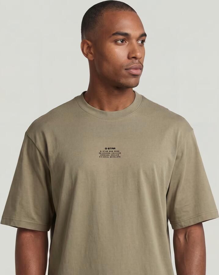 G-Star RAW Center Chest Boxy T-Shirt Groen Heren - Foto 4