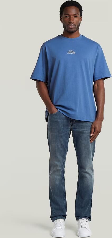 G-Star RAW Center Chest Boxy T-Shirt Midden blauw Heren - Foto 6
