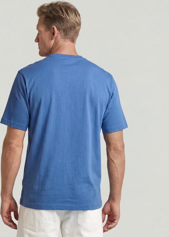 G-Star RAW Center Chest Boxy T-Shirt Midden blauw Heren - Foto 5