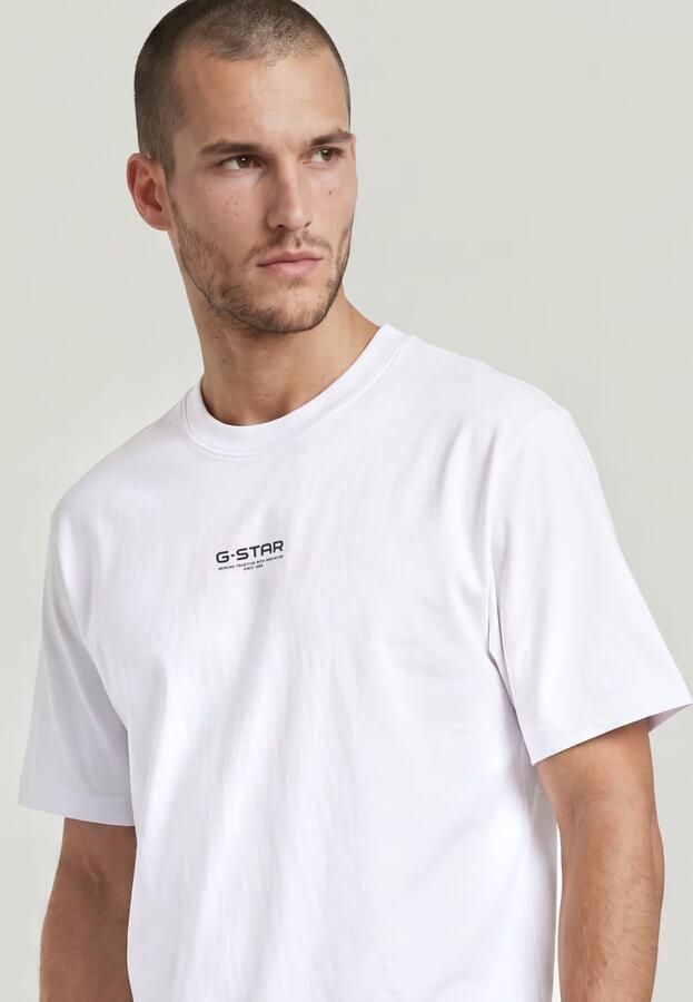 G-Star RAW Center Chest Boxy T-Shirt Wit Heren - Foto 2