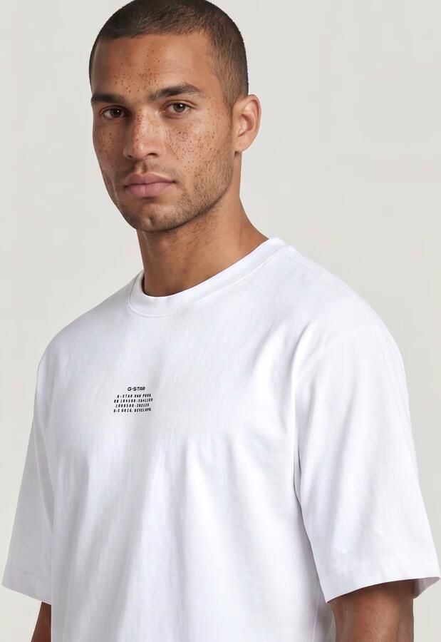 G-Star RAW Center Chest Boxy T-Shirt Wit Heren - Foto 5