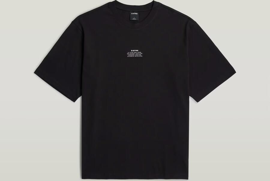 G-Star RAW Center Chest Boxy T-Shirt Zwart Heren