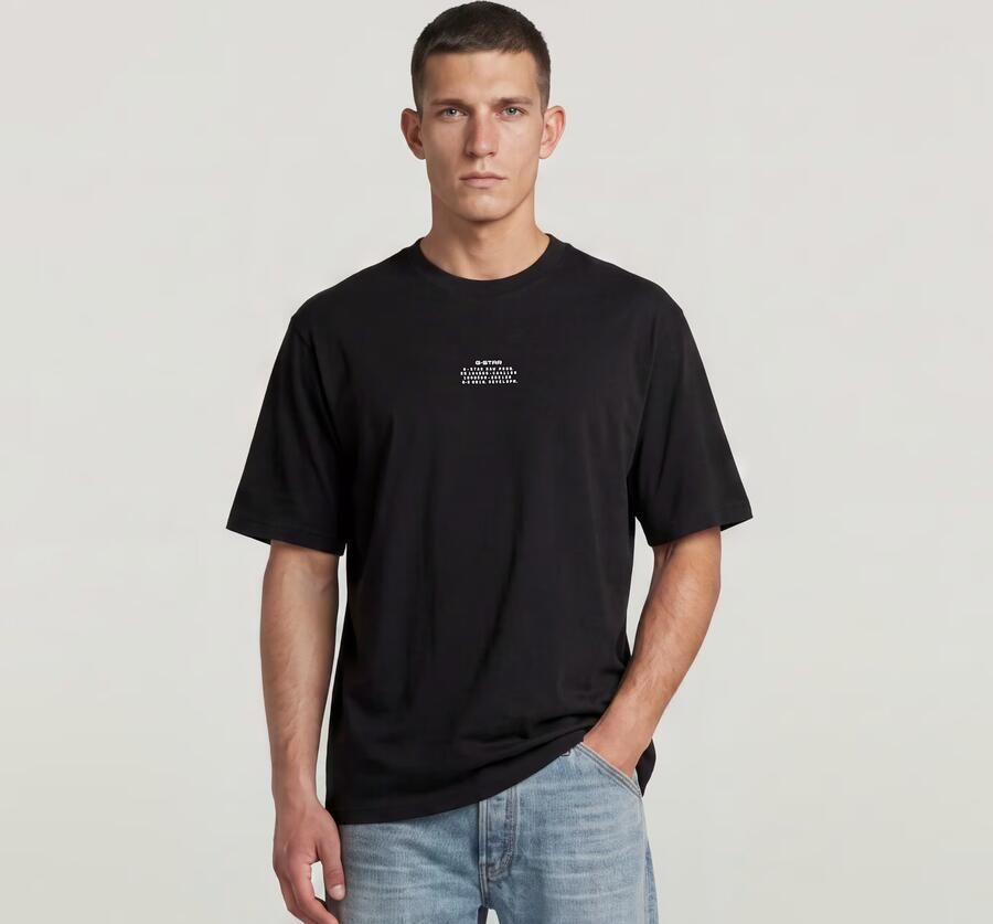 G-Star RAW Center Chest Boxy T-Shirt Zwart Heren - Foto 4