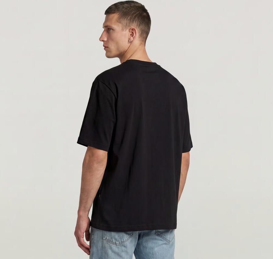 G-Star RAW Center Chest Boxy T-Shirt Zwart Heren - Foto 3