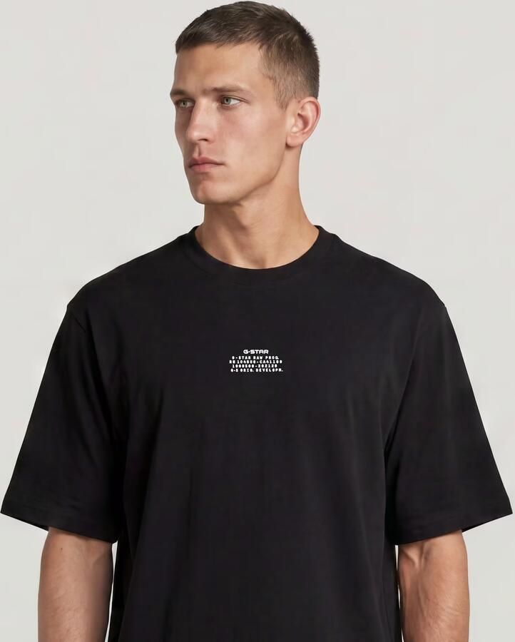 G-Star RAW Center Chest Boxy T-Shirt Zwart Heren - Foto 5