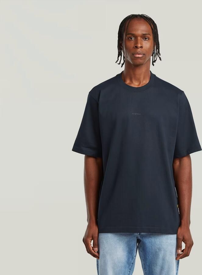 G-Star RAW Center Chest Logo Loose Boxy T-Shirt Donkerblauw Heren - Foto 7