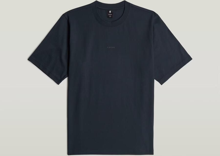 G-Star RAW Center Chest Logo Loose Boxy T-Shirt Donkerblauw Heren - Foto 3