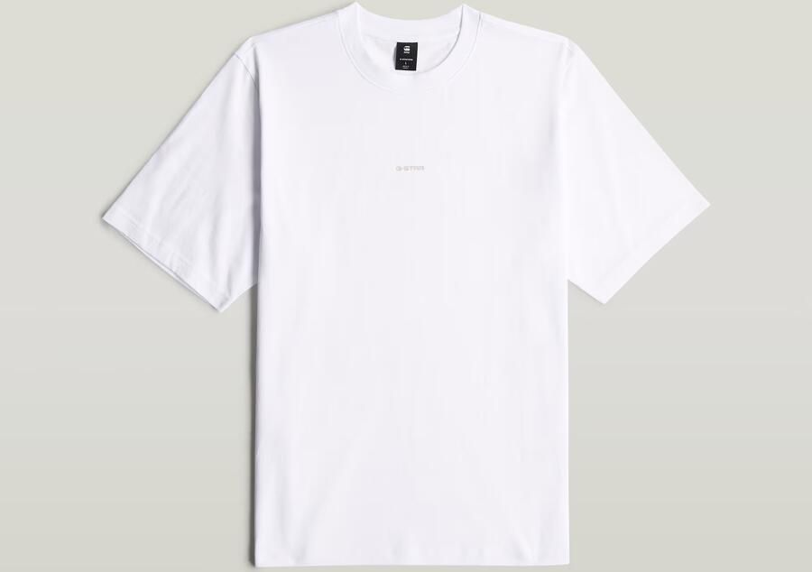 G-Star RAW Center Chest Logo Loose Boxy T-Shirt Wit Heren - Foto 3