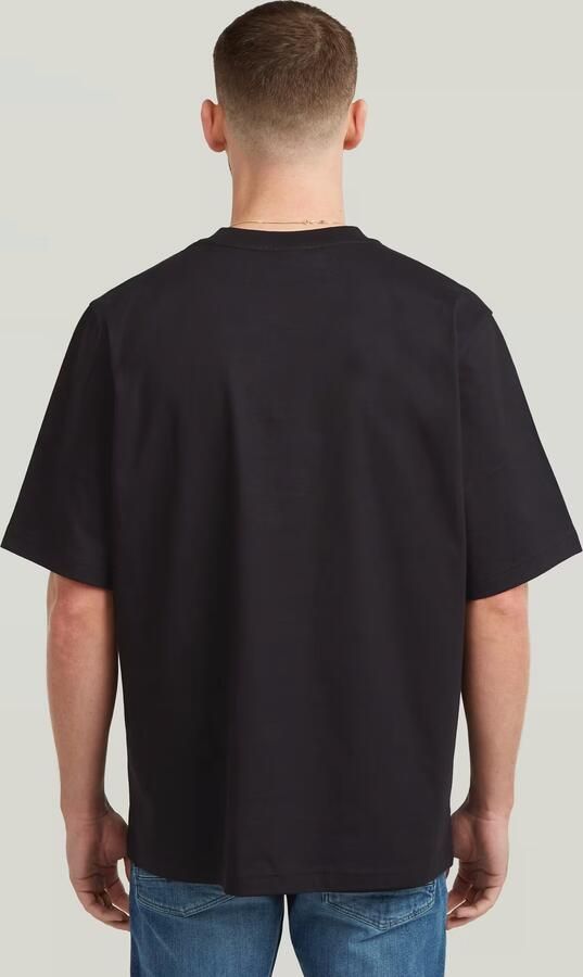 G-Star RAW Center Chest Logo Loose Boxy T-Shirt Zwart Heren - Foto 3