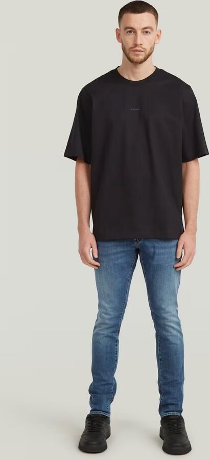 G-Star RAW Center Chest Logo Loose Boxy T-Shirt Zwart Heren - Foto 4