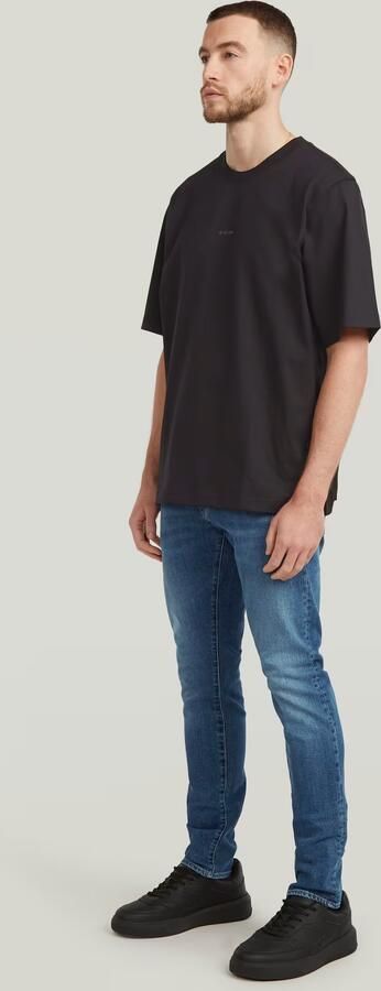 G-Star RAW Center Chest Logo Loose Boxy T-Shirt Zwart Heren - Foto 5