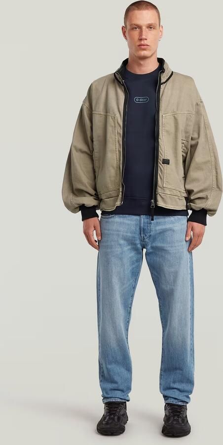 G-Star RAW Center Chest Logo Sweater Donkerblauw Heren - Foto 4