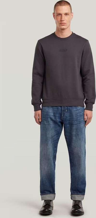 G-Star RAW Center Chest Logo Sweater Grijs Heren - Foto 5