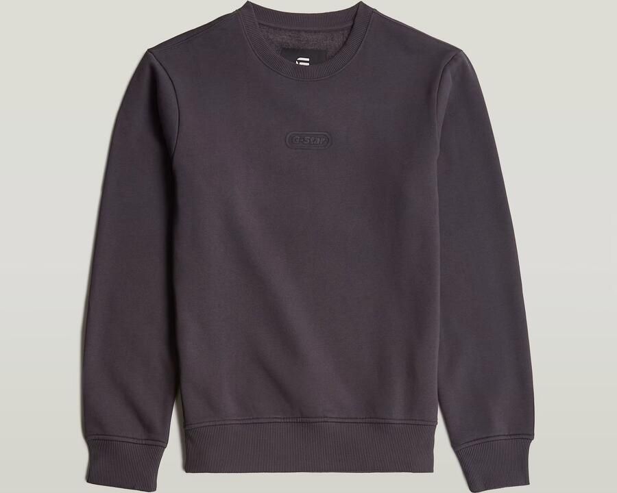 G-Star RAW Center Chest Logo Sweater Grijs Heren - Foto 3