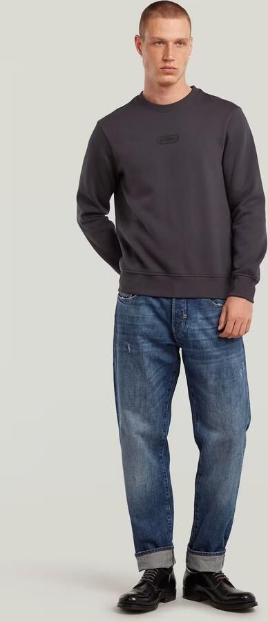 G-Star RAW Center Chest Logo Sweater Grijs Heren - Foto 6