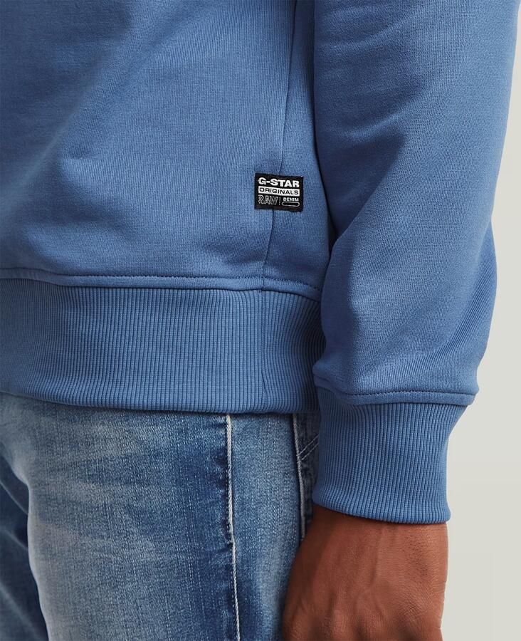 G-Star RAW Center Chest Logo Sweater Midden blauw Heren - Foto 2