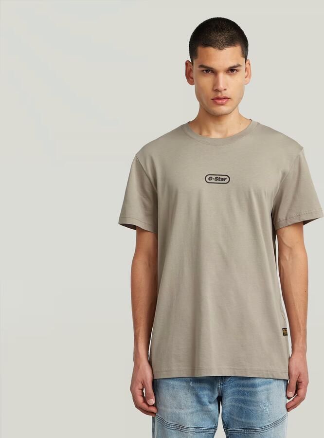 G-Star RAW Center Chest Logo T-Shirt Beige Heren - Foto 7