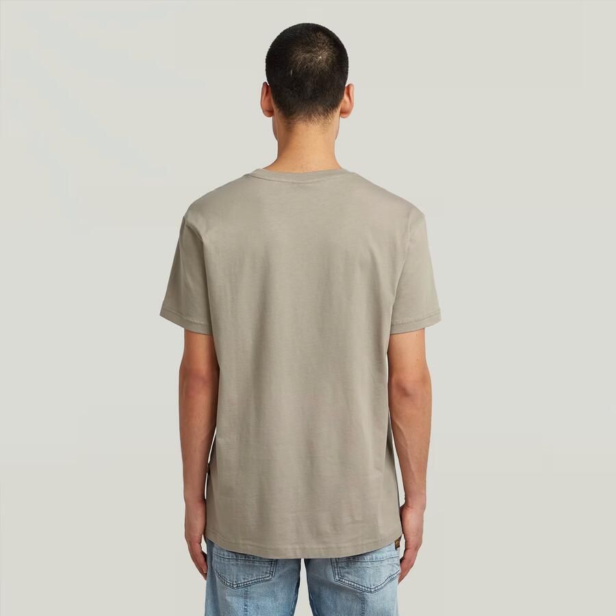 G-Star RAW Center Chest Logo T-Shirt Beige Heren