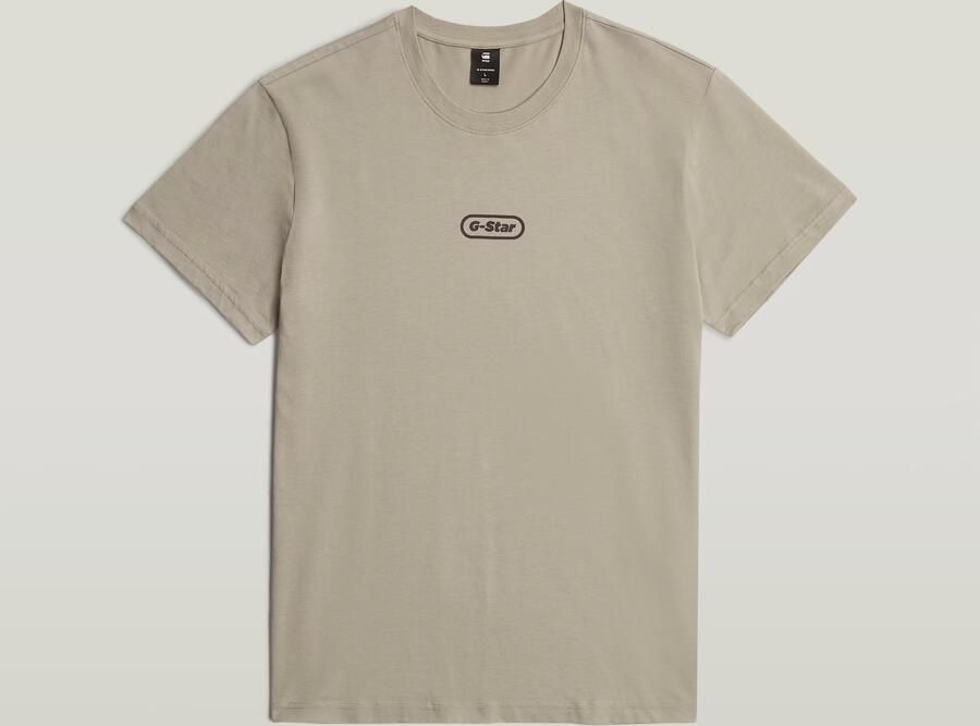 G-Star RAW Center Chest Logo T-Shirt Beige Heren - Foto 5