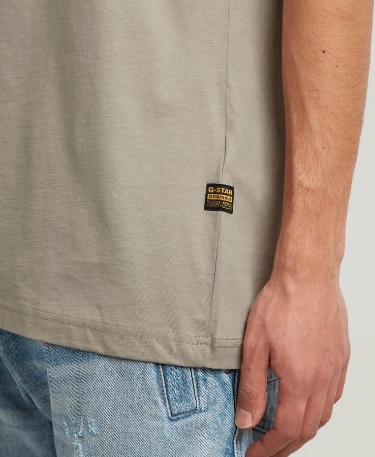 G-Star RAW Center Chest Logo T-Shirt Beige Heren - Foto 4