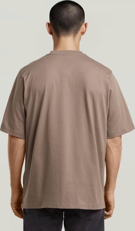 G-Star RAW Center Chest Logo T-shirt Bruin Heren - Foto 4