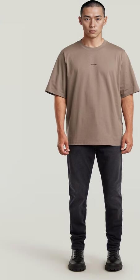 G-Star RAW Center Chest Logo T-shirt Bruin Heren - Foto 6