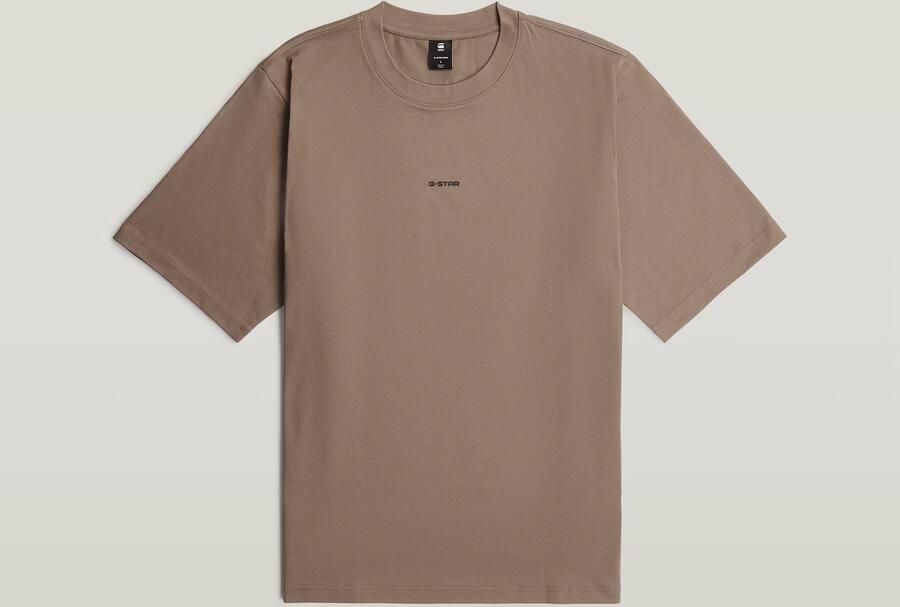 G-Star RAW Center Chest Logo T-shirt Bruin Heren - Foto 2