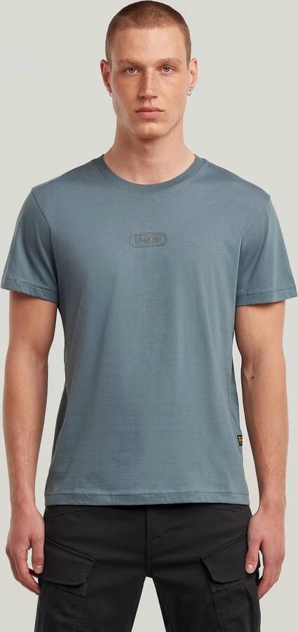 G-Star RAW Center Chest Logo T-Shirt Grijs Heren - Foto 4