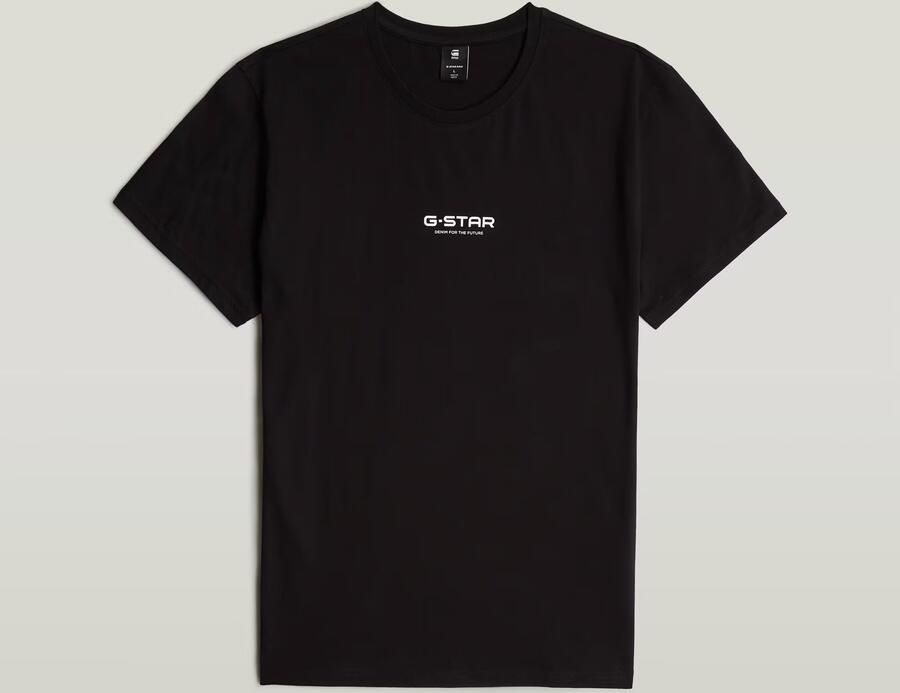 G-Star RAW Center Chest Logo T-Shirt Zwart Heren
