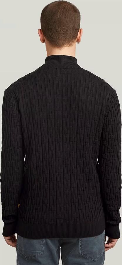 G-Star RAW Chain Structure Gebreid Vest Zwart Heren - Foto 5