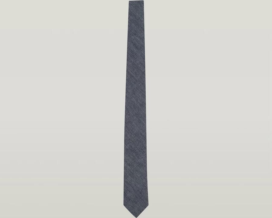 G-Star RAW Chambray Stropdas Donkerblauw Heren - Foto 4