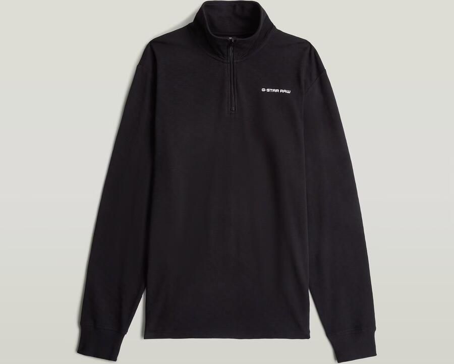 G-Star RAW Checquard Tweeter Half Zip Zwart Heren - Foto 6