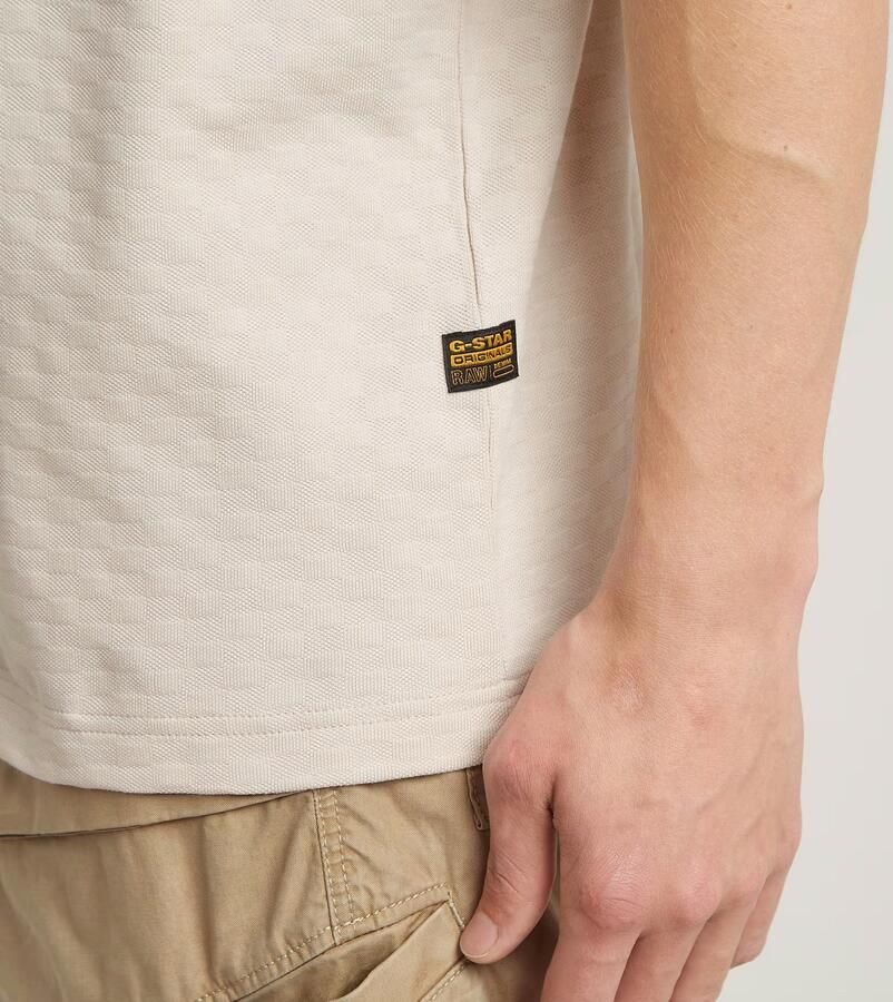 G-Star RAW Checquard Tweeter T-Shirt Wit Heren - Foto 7