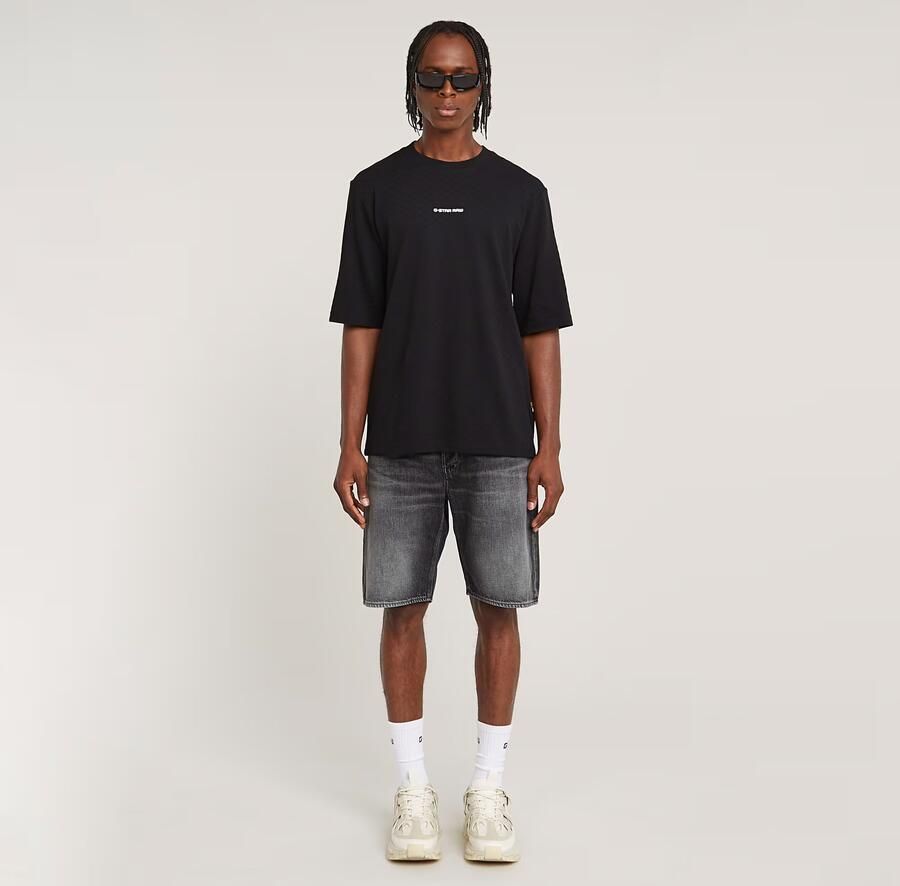 G-Star RAW Checquard Tweeter T-Shirt Zwart Heren - Foto 4