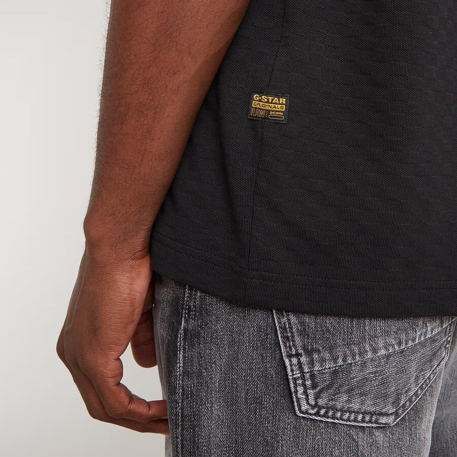 G-Star RAW Checquard Tweeter T-Shirt Zwart Heren