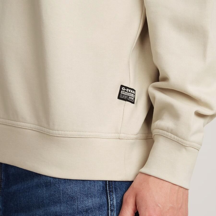 G-Star RAW Chenille G-Script Loose Sweater Wit Heren - Foto 4