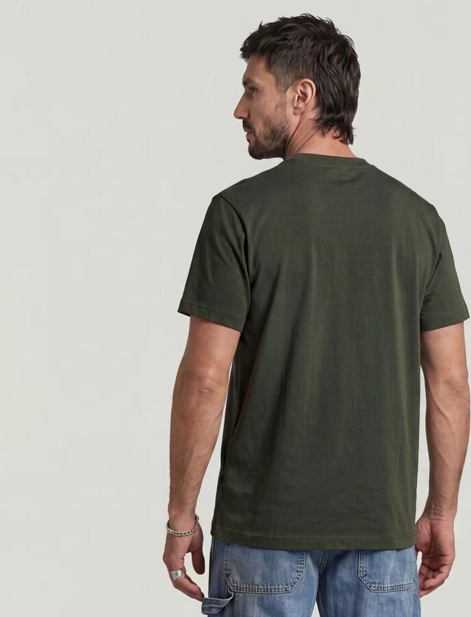 G-Star RAW Chest Logo Loose T-Shirt Grijs Heren - Foto 4