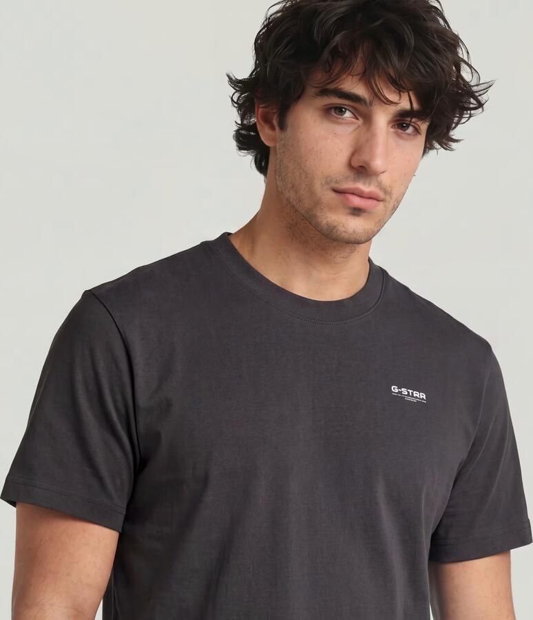 G-Star RAW Chest Logo Loose T-Shirt Grijs Heren - Foto 4