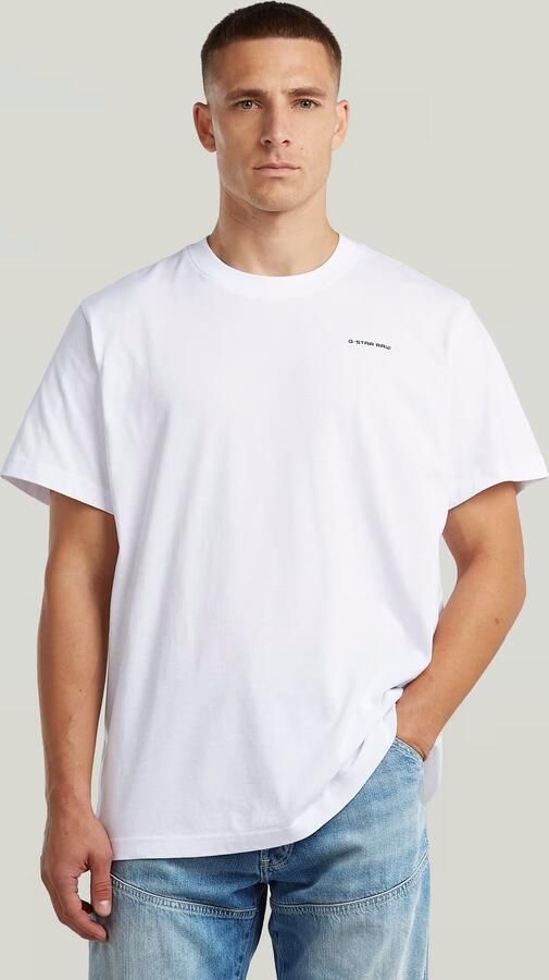 G-Star RAW Chest Logo Loose T-Shirt Wit Heren - Foto 2