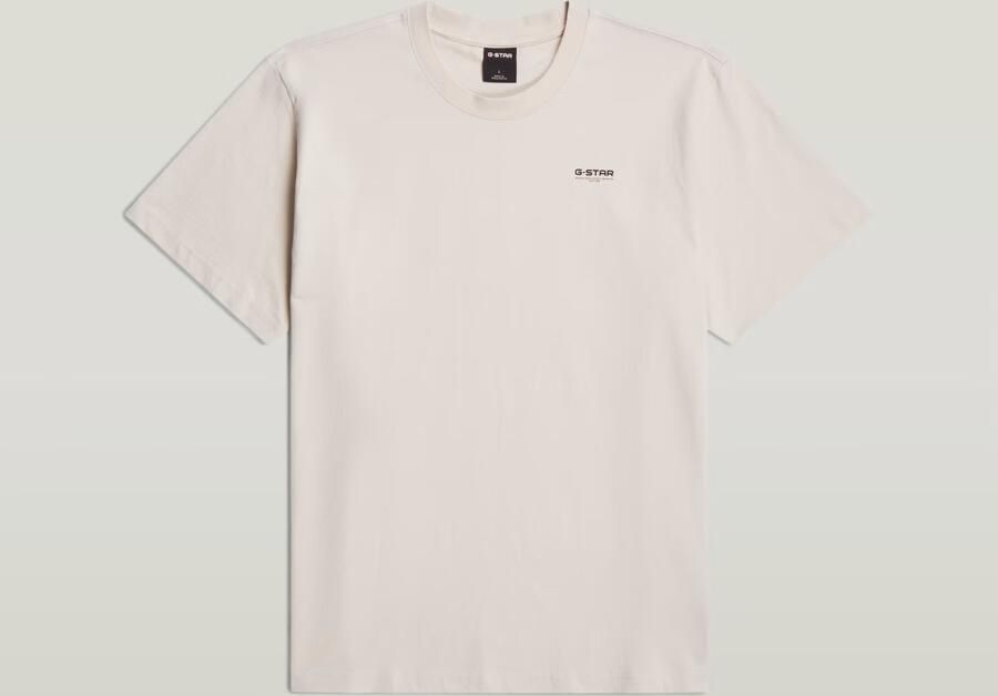 G-Star RAW Chest Logo Loose T-Shirt Wit Heren