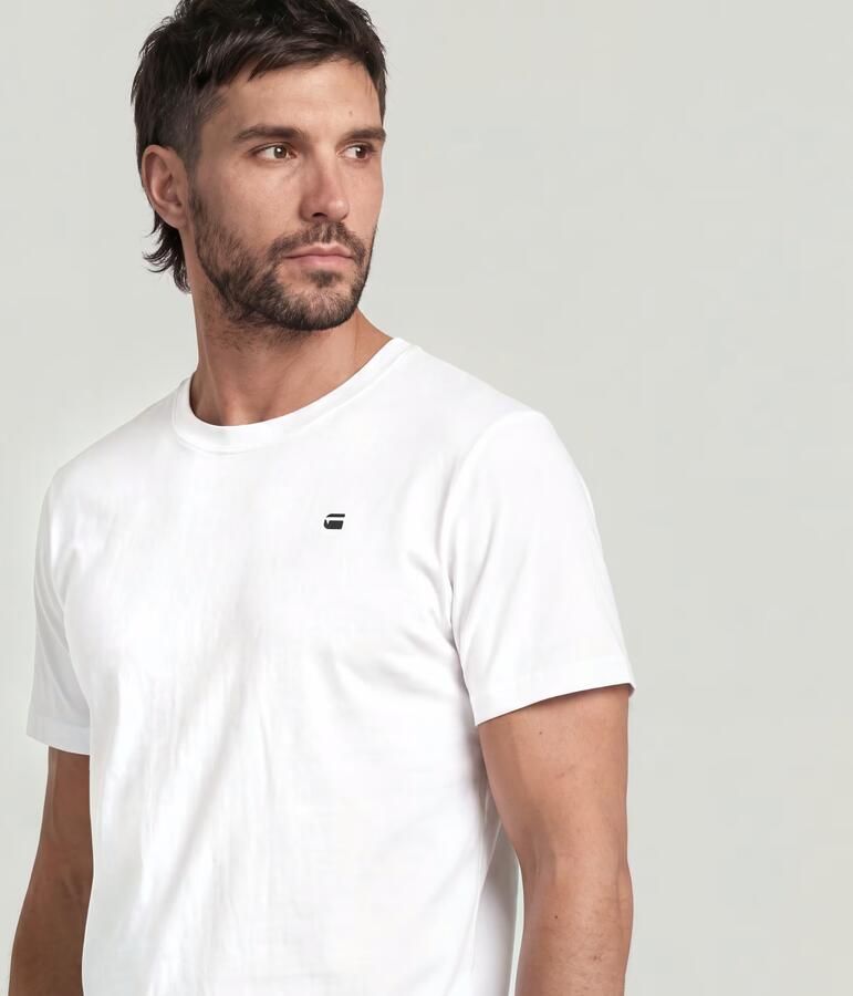 G-Star RAW Chest Logo Slim T-shirt Wit Heren - Foto 2