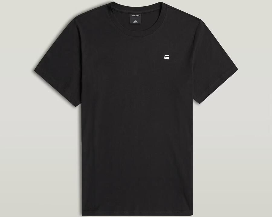 G-Star RAW Chest Logo Slim T-shirt Zwart Heren