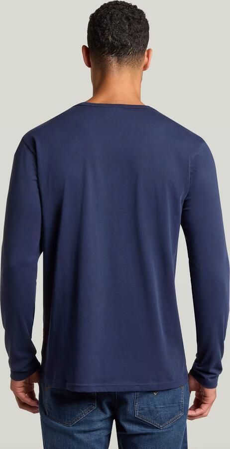 G-Star RAW Chest Logo T-Shirt Donkerblauw Heren - Foto 4