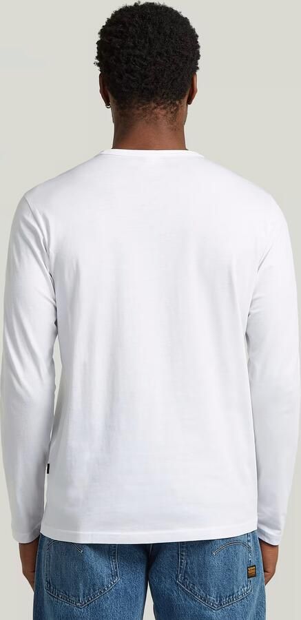 G-Star RAW Chest Logo T-shirt Wit Heren - Foto 5