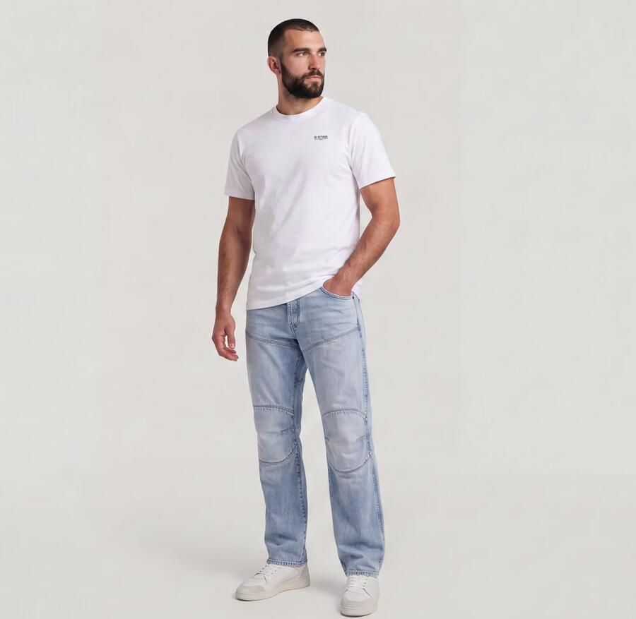 G-Star RAW Chest Logo T-Shirt Wit Heren - Foto 3