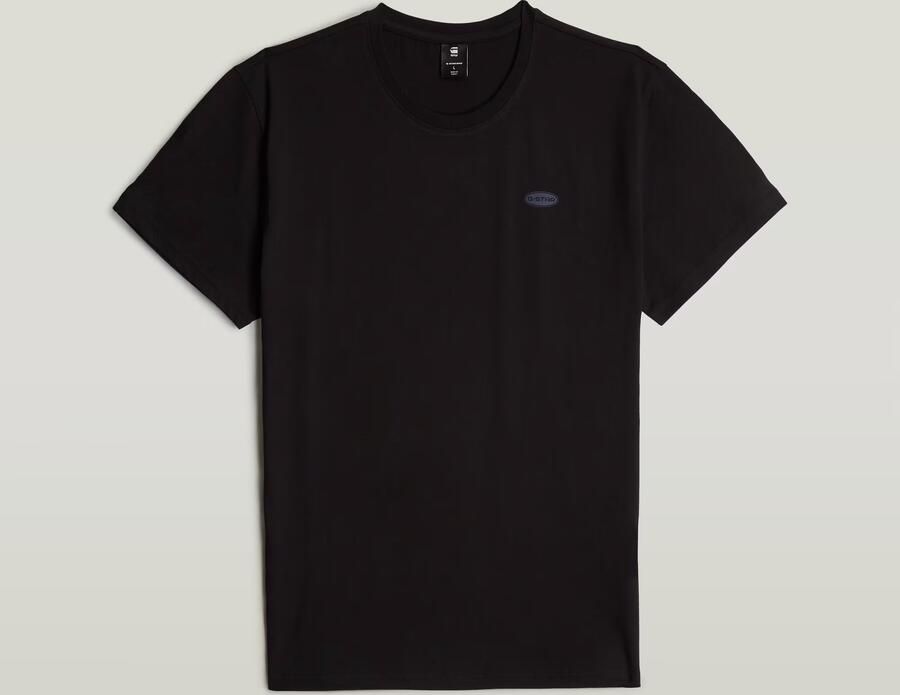 G-Star RAW Chest Logo T-Shirt Zwart Heren