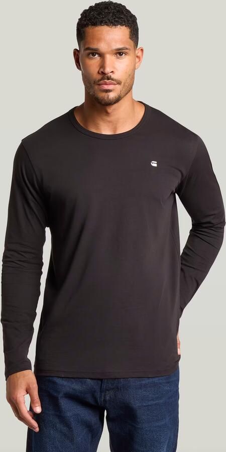G-Star RAW Chest Logo T-Shirt Zwart Heren